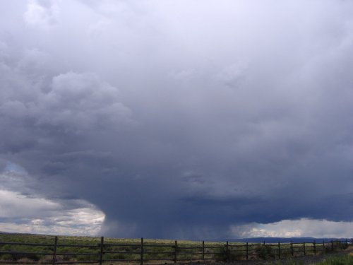 Thunderstorm over Burns